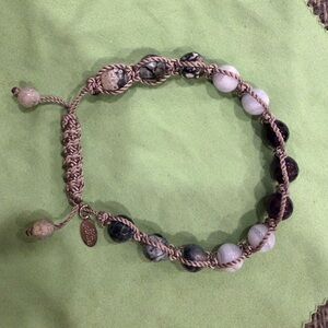 Soul Journey Amethyst Faceted Beaded Bracelet with Adjustable Cord